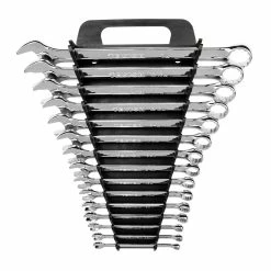 TEKTON [13]Combination Wrench Set With Holder, 15-Piece (1/4-1 In.)