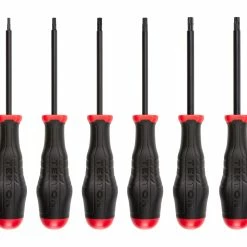 TEKTON [13]Torx High-Torque Black Oxide Blade Screwdriver Set, 6-Piece (T10-T30)