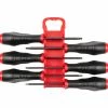 TEKTON [14]Torx High-Torque Black Oxide Blade Screwdriver Set With Holder, 6-Piece (T10-T30)