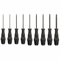 TEKTON [15]Hex High-Torque Black Oxide Blade Screwdriver Set, 11-Piece (5/64-3/8 In.)