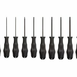 TEKTON [16]Hex High-Torque Black Oxide Blade Screwdriver Set, 10-Piece (5/64-5/16 In.)