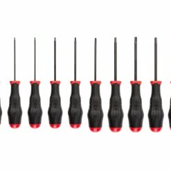 TEKTON [21]Hex High-Torque Black Oxide Blade Screwdriver Set, 10-Piece (1.5-6 Mm)