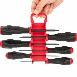 TEKTON [26]Hex High-Torque Black Oxide Blade Screwdriver Set With Holder, 6-Piece (2-6 Mm) -TEKTON Shop DHX92006 6
