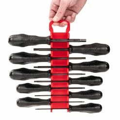 TEKTON [17]Hex High-Torque Black Oxide Blade Screwdriver Set With Holder, 10-Piece (5/64-5/16 In.) -TEKTON Shop DHX92101 6