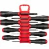 TEKTON [25]Hex High-Torque Black Oxide Blade Screwdriver Set With Holder, 8-Piece (1.5-8 Mm) -TEKTON Shop DHX92201 1