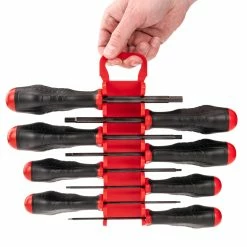 TEKTON [25]Hex High-Torque Black Oxide Blade Screwdriver Set With Holder, 8-Piece (1.5-8 Mm) -TEKTON Shop DHX92201 6