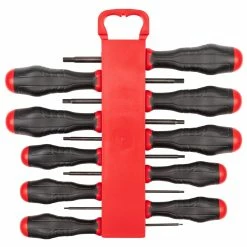 TEKTON [22]Hex High-Torque Black Oxide Blade Screwdriver Set With Holder, 10-Piece (1.5-6 Mm) -TEKTON Shop DHX92202 4