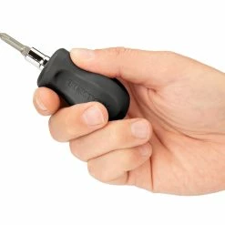 TEKTON [74]3-in-1 Stubby Phillips/Slotted Driver (#1 X 3/16 In., Black) -TEKTON Shop DMT13001 3