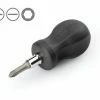 TEKTON [75]3-in-1 Stubby Phillips/Slotted Driver (#2 X 1/4 In., Black) -TEKTON Shop DMT13002 1