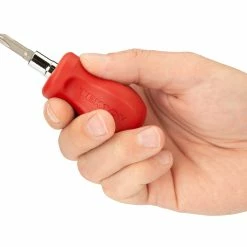 TEKTON [71]3-in-1 Stubby Phillips/Slotted Driver (#2 X 1/4 In., Red) -TEKTON Shop DMT17002 3