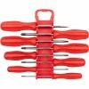TEKTON [41]Hard Handle Screwdriver Set With Holder, 8-Piece (#0-#3, 1/8-5/16 In.) -TEKTON Shop DRV42505 1