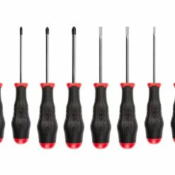 TEKTON [7]High-Torque Screwdriver Set, 8-Piece (#0-#3, 1/8-5/16 In.)