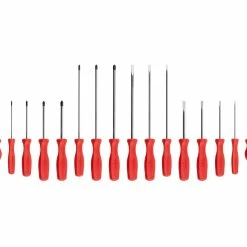 TEKTON [37]Hard Handle Screwdriver Set, 16-Piece (#0-#3, 1/8-5/16 In.)
