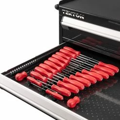 TEKTON [36]Hard Handle Screwdriver Set With Black Rails, 22-Piece (#0-#3, 1/8-5/16 In., T10-T30) -TEKTON Shop DRV44500 5