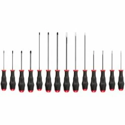 TEKTON [4]High-Torque Screwdriver Set, 16-Piece (#0-#3, 1/8-5/16 In.)