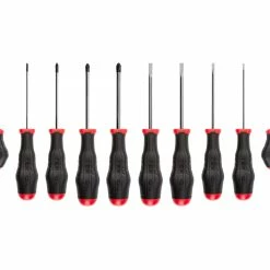 TEKTON [6]High-Torque Screwdriver Set, 10-Piece (#0-#3, 1/8-5/16 In.)