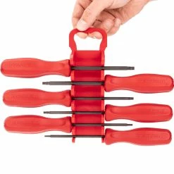 TEKTON [47]Torx Hard Handle Black Oxide Blade Screwdriver Set With Holder, 6-Piece (T10-T30) -TEKTON Shop DST92001 6