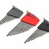 TEKTON [0]Ball End Hex And Star Key Set With Holder, 41-Piece (0.050-3/8 In., 1.3-10 Mm, T6-T50) -TEKTON Shop KEY91001 1