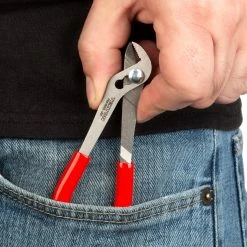 TEKTON [17]5 Inch Angle Nose Slip Joint Pliers (1/2 In. Jaw) -TEKTON Shop PGA16005 5