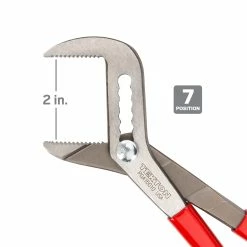 TEKTON [19]10 Inch Angle Nose Slip Joint Pliers (2 In. Jaw) -TEKTON Shop PGA16010 4