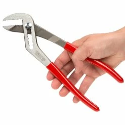 TEKTON [19]10 Inch Angle Nose Slip Joint Pliers (2 In. Jaw) -TEKTON Shop PGA16010 5