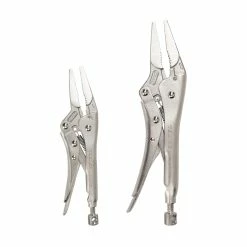 TEKTON [43]Long Nose Locking Pliers Set (2-Piece)