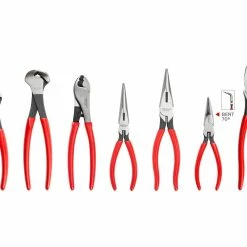 TEKTON [2]Pliers Set, 7-Piece (Long Nose, Diagonal Cutting, End Cutting, Cable Cutting, Lineman's)
