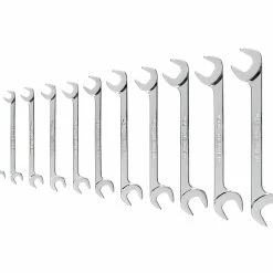 TEKTON [77]Angle Head Open End Wrench Set, 11-Piece (1/4-3/4 In.)