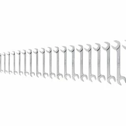 TEKTON [83]Angle Head Open End Wrench Set, 22-Piece (6-32 Mm)