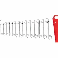 TEKTON [72]Angle Head Open End Wrench Set With Holder, 16-Piece (10-27 Mm) -TEKTON Shop WAE91202 3