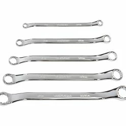 TEKTON [65]45-Degree Offset Box End Wrench Set, 5-Piece (1/4-13/16 In.)
