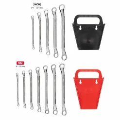 TEKTON [53]45-Deg Offset Box End Wrench Set With Holder, 12-Piece (1/4-13/16 In., 6-19 Mm) -TEKTON Shop WBE91301 3