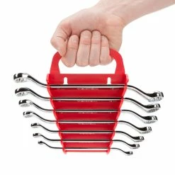 TEKTON [53]45-Deg Offset Box End Wrench Set With Holder, 12-Piece (1/4-13/16 In., 6-19 Mm) -TEKTON Shop WBE91301 6