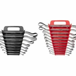 TEKTON [52]45-Deg Offset Box End Wrench Set With Holder, 19-Piece (1/4-1-1/4 In., 6-32 Mm)