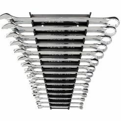 TEKTON [9]Combination Wrench Set With Rack, 15-Piece (1/4-1 In.)