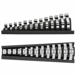 TEKTON [90]3/8 Inch Drive Crowfoot Wrench Set With Rack, 13-Piece (5/16-1 In.) -TEKTON Shop WCF92102 3