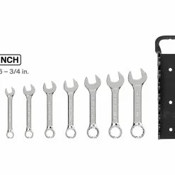 TEKTON [39]Stubby Combination Wrench Set With Holder, 8-Piece (5/16-3/4 In.) -TEKTON Shop WRN01066 3